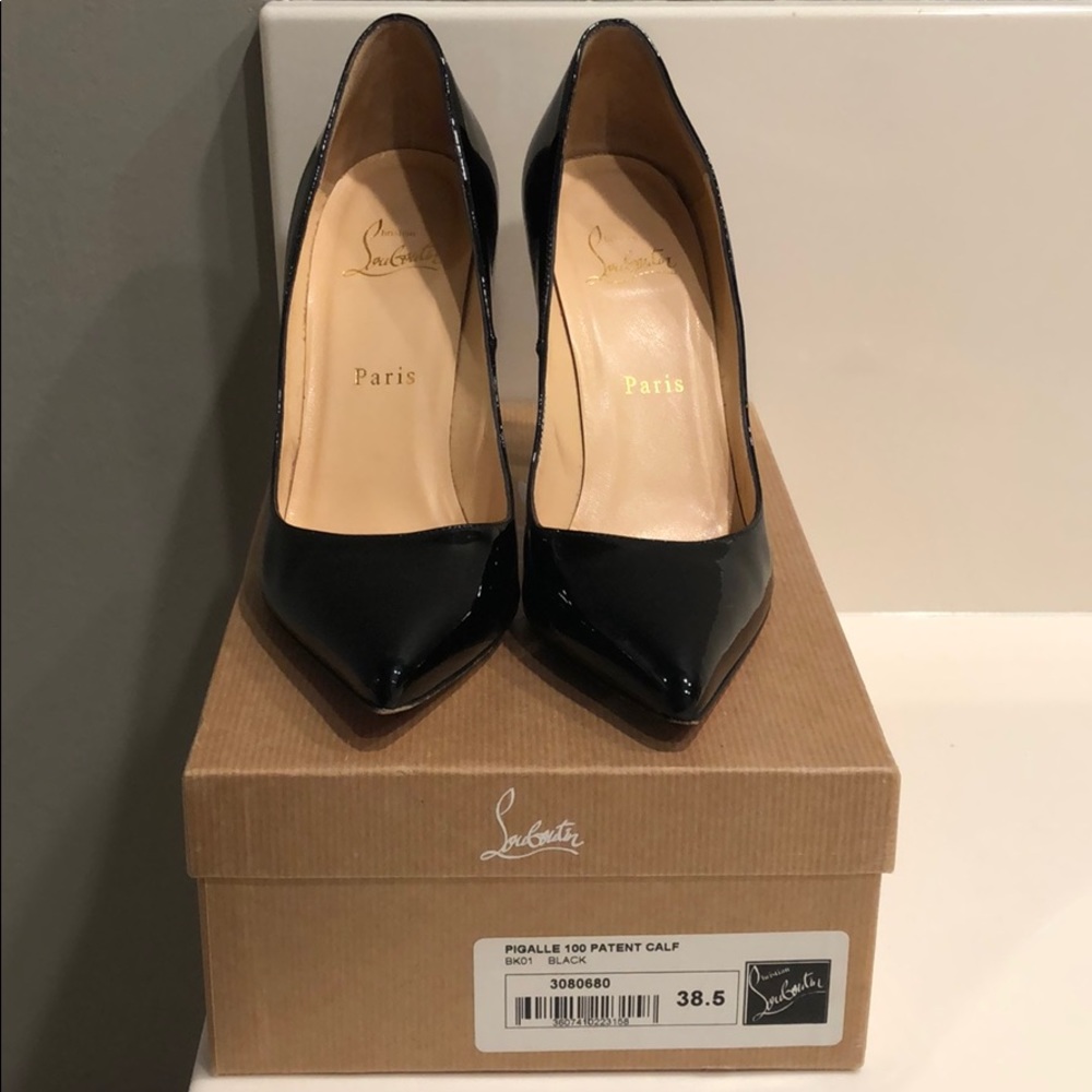 Christian Louboutin Pigalle Patent Calf 38.5
